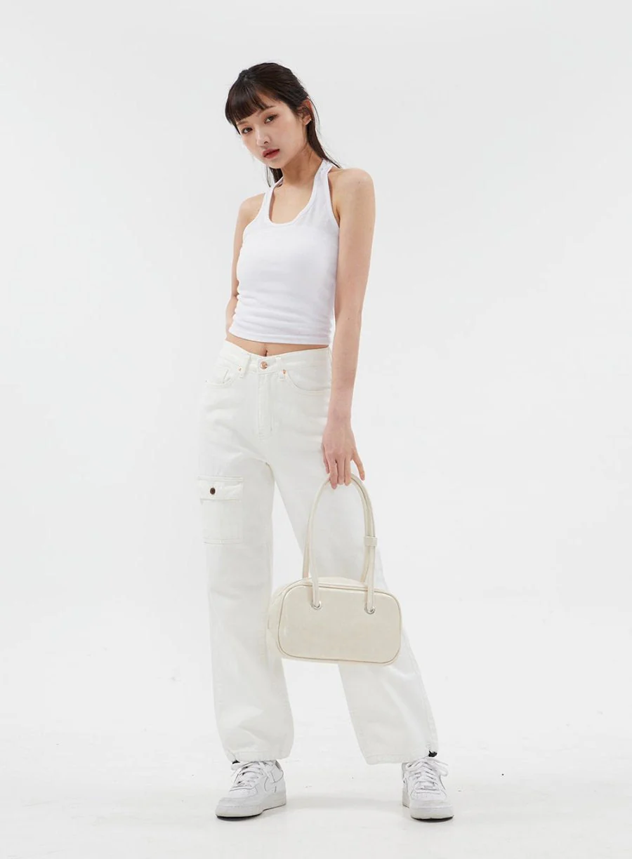 Basic Halterneck Tank Top CJj09 - Image 13