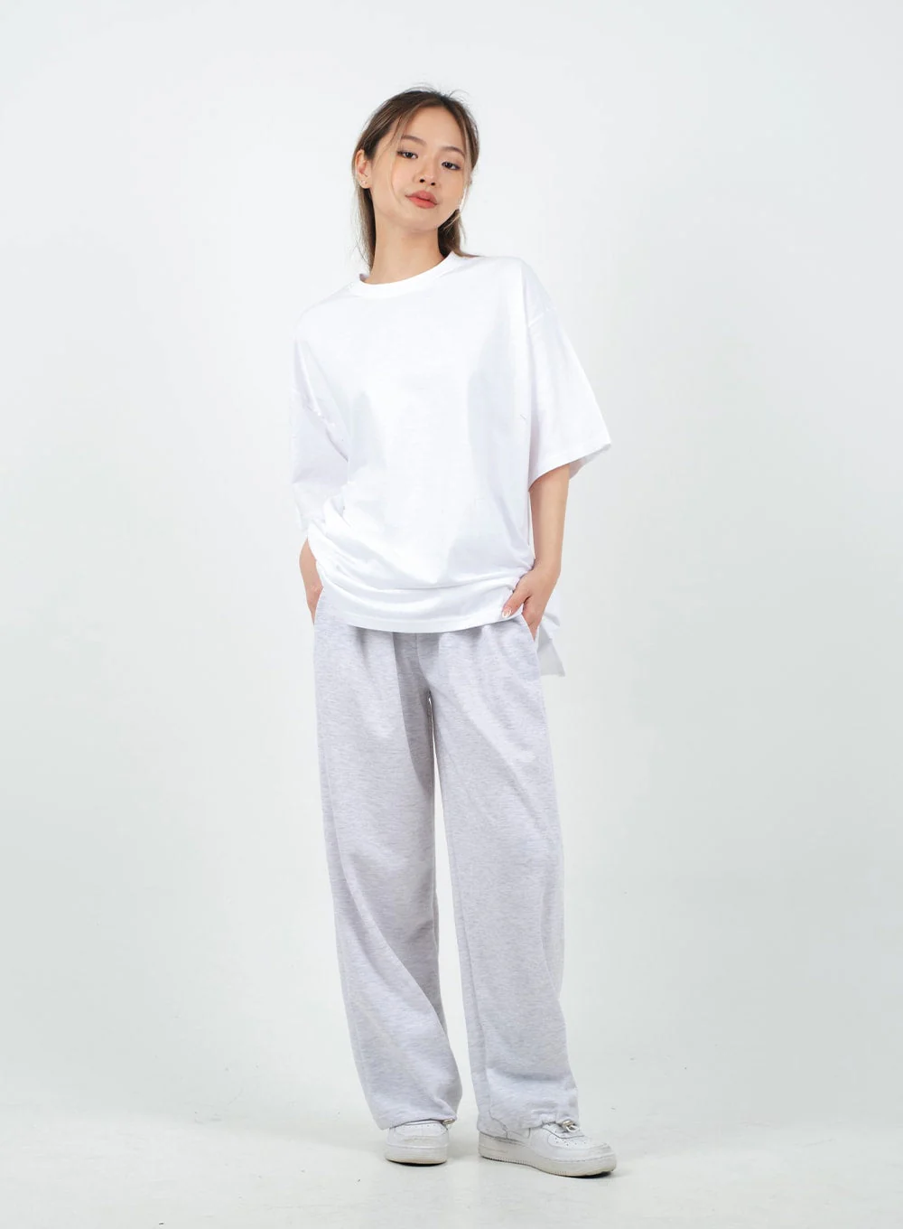 Basic Loose Fit Oversized T-shirt CA26 - Image 11