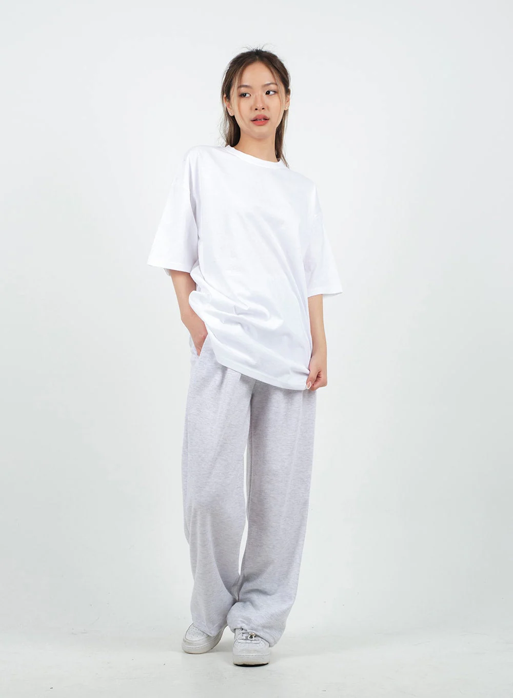 Basic Loose Fit Oversized T-shirt CA26 - Image 13