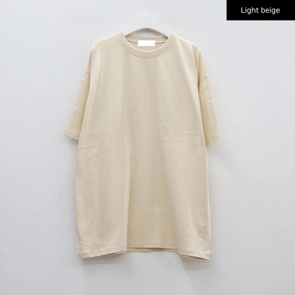 Basic Loose Fit Oversized T-shirt CA26 - Image 30