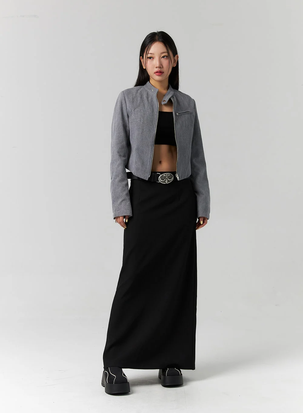 Basic Maxi Skirt CS308 - Image 3