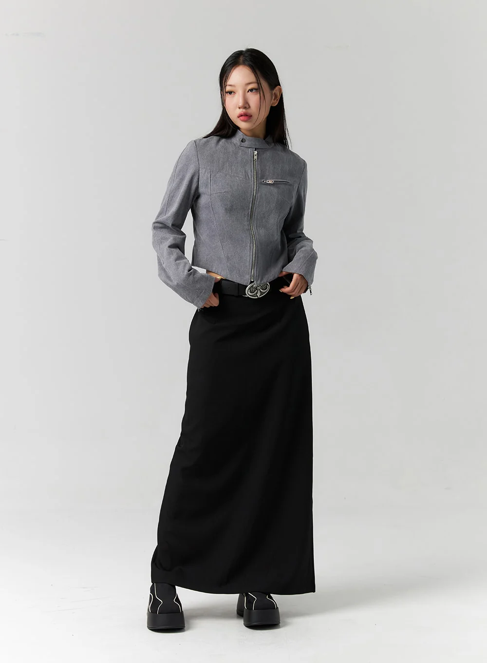 Basic Maxi Skirt CS308 - Image 7