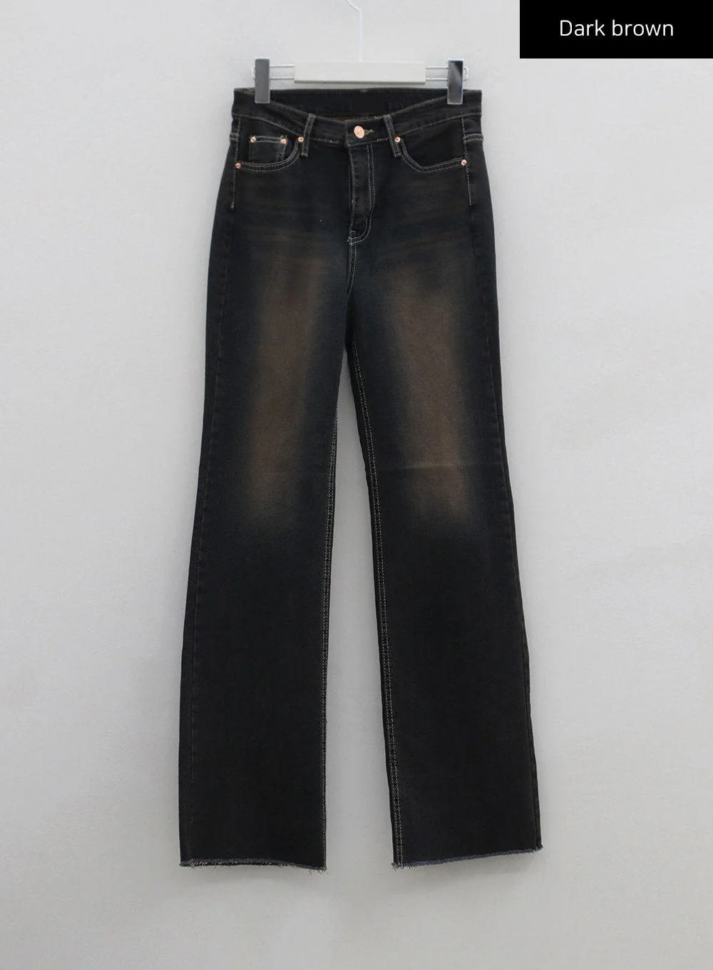 Basic Washed Bootcut Jeans CS07 - Image 14