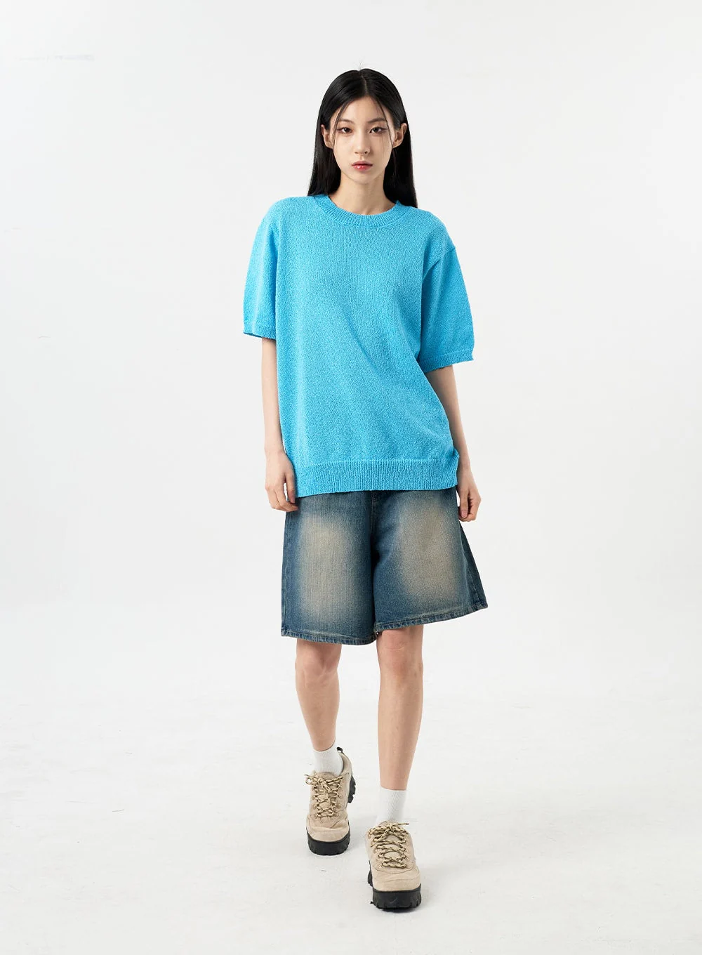 Bermuda Denim Pants CY310 - Image 3