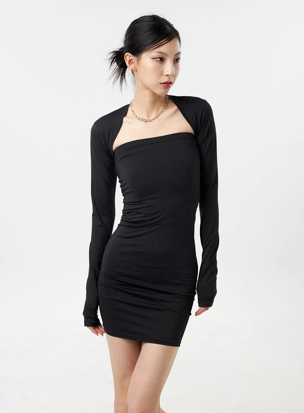 Bolero Mini Dress Set IG311 - Image 6