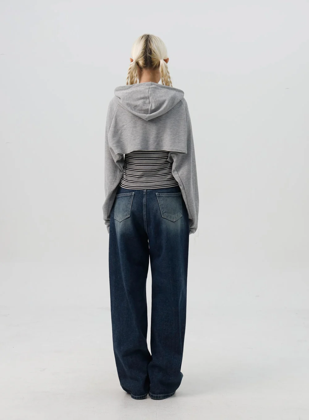 Bolero Style Cropped Hoodie IS311 - Image 10