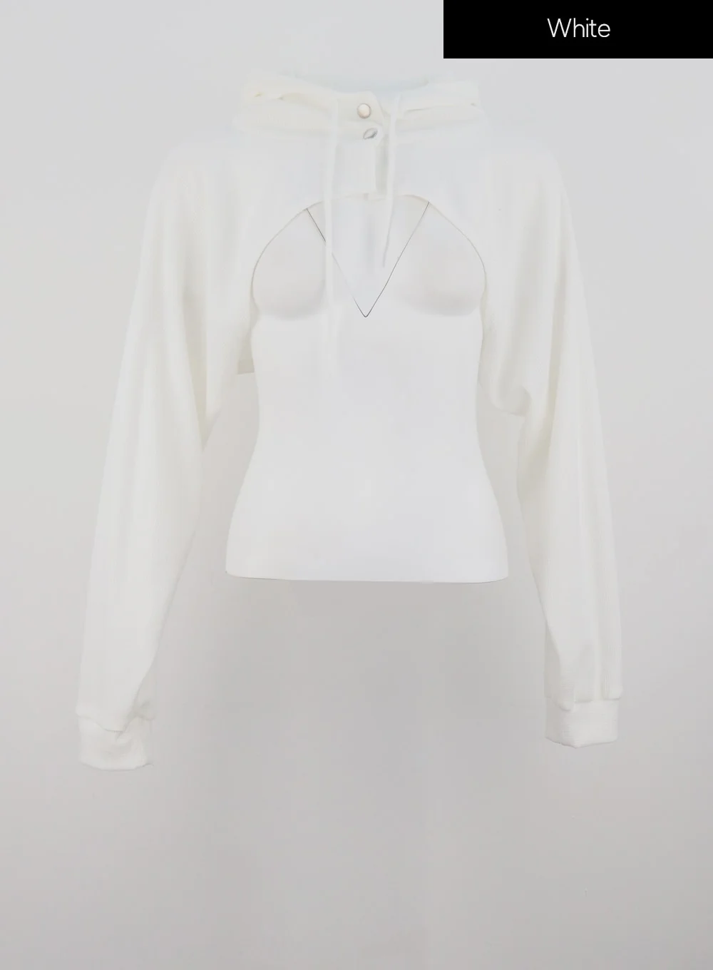 Bolero Style Cropped Hoodie IS311 - Image 11