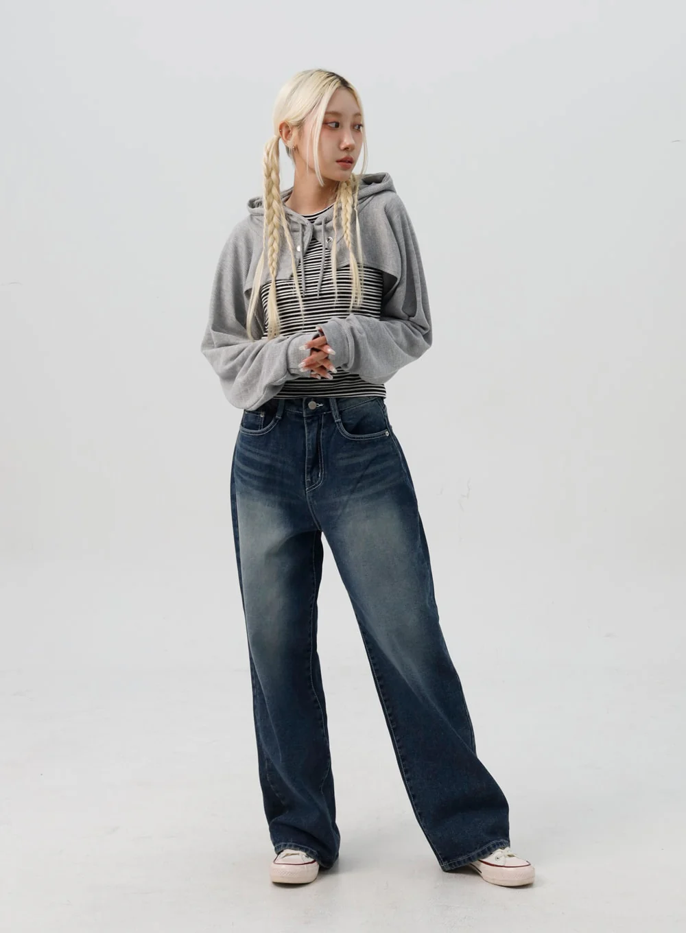 Bolero Style Cropped Hoodie IS311 - Image 4