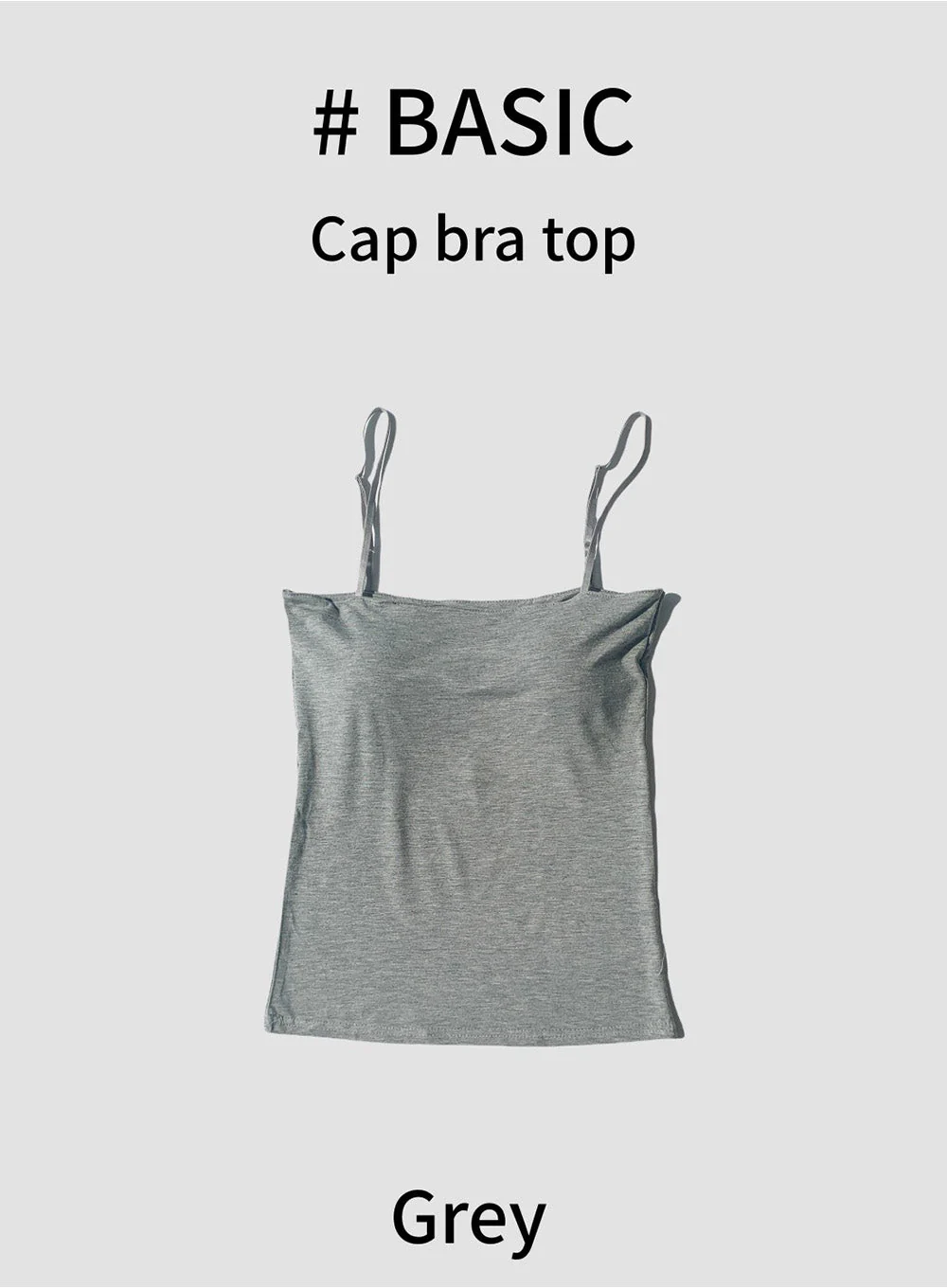Bra Cap Sleeveless Top #B13 - Image 4