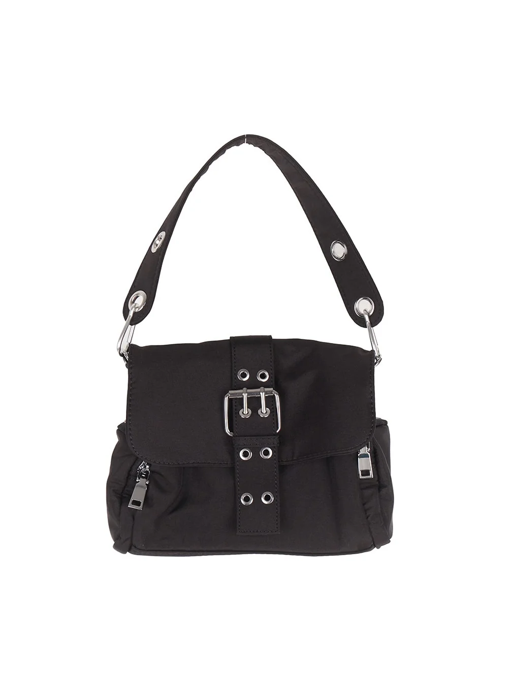 Chunky Buckle Eyelet Shoulder Bag IY502 - Image 8