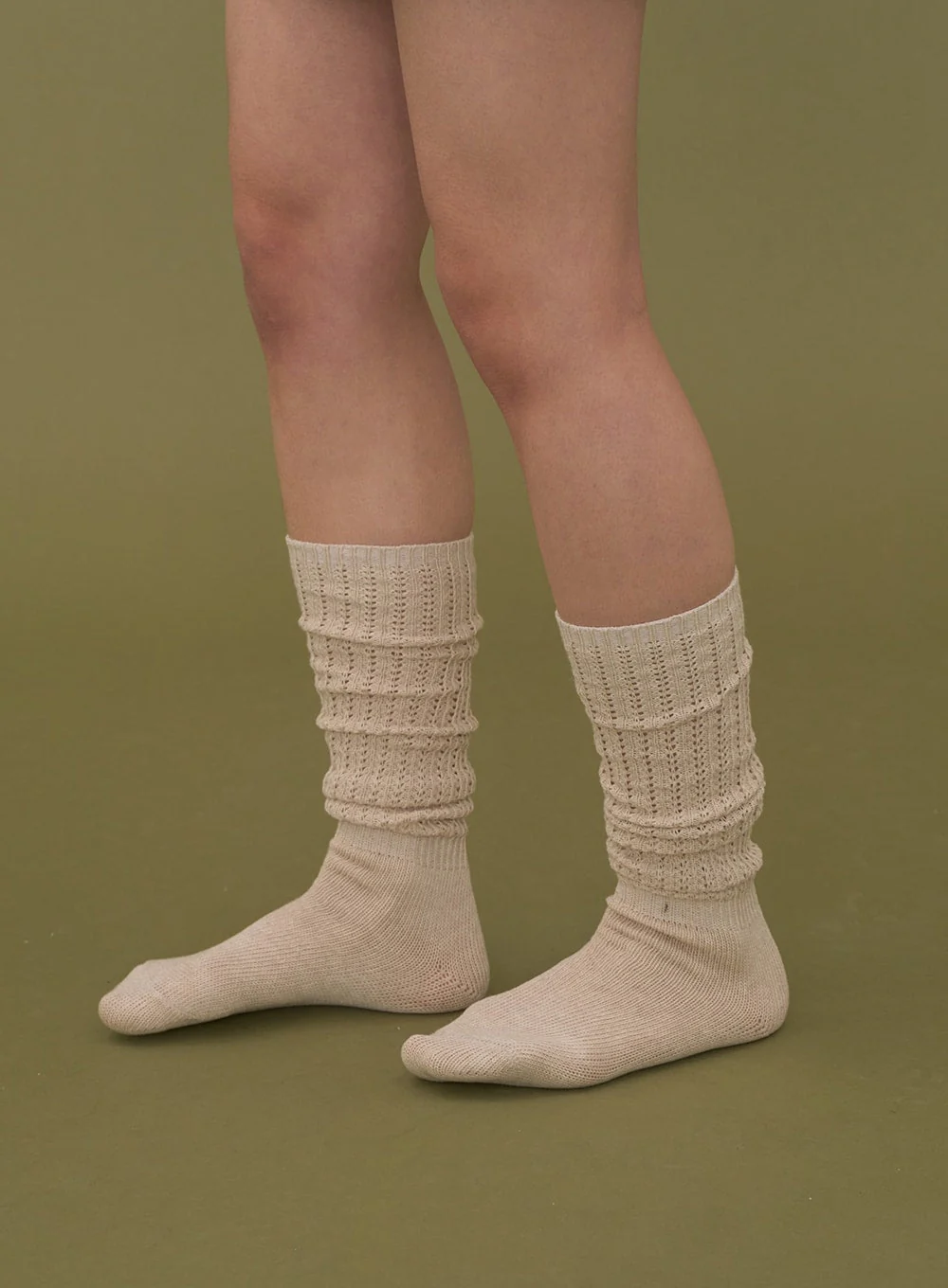Cotton Knee Socks C2601 - Image 3