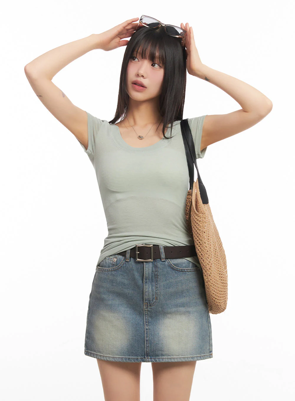 Crochet Shoulder Bag IA528 - Image 5