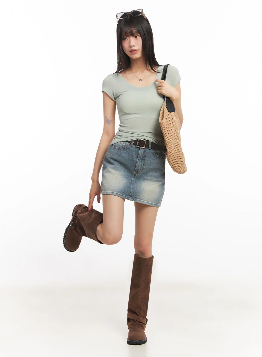 Crochet Shoulder Bag IA528 - Image 6