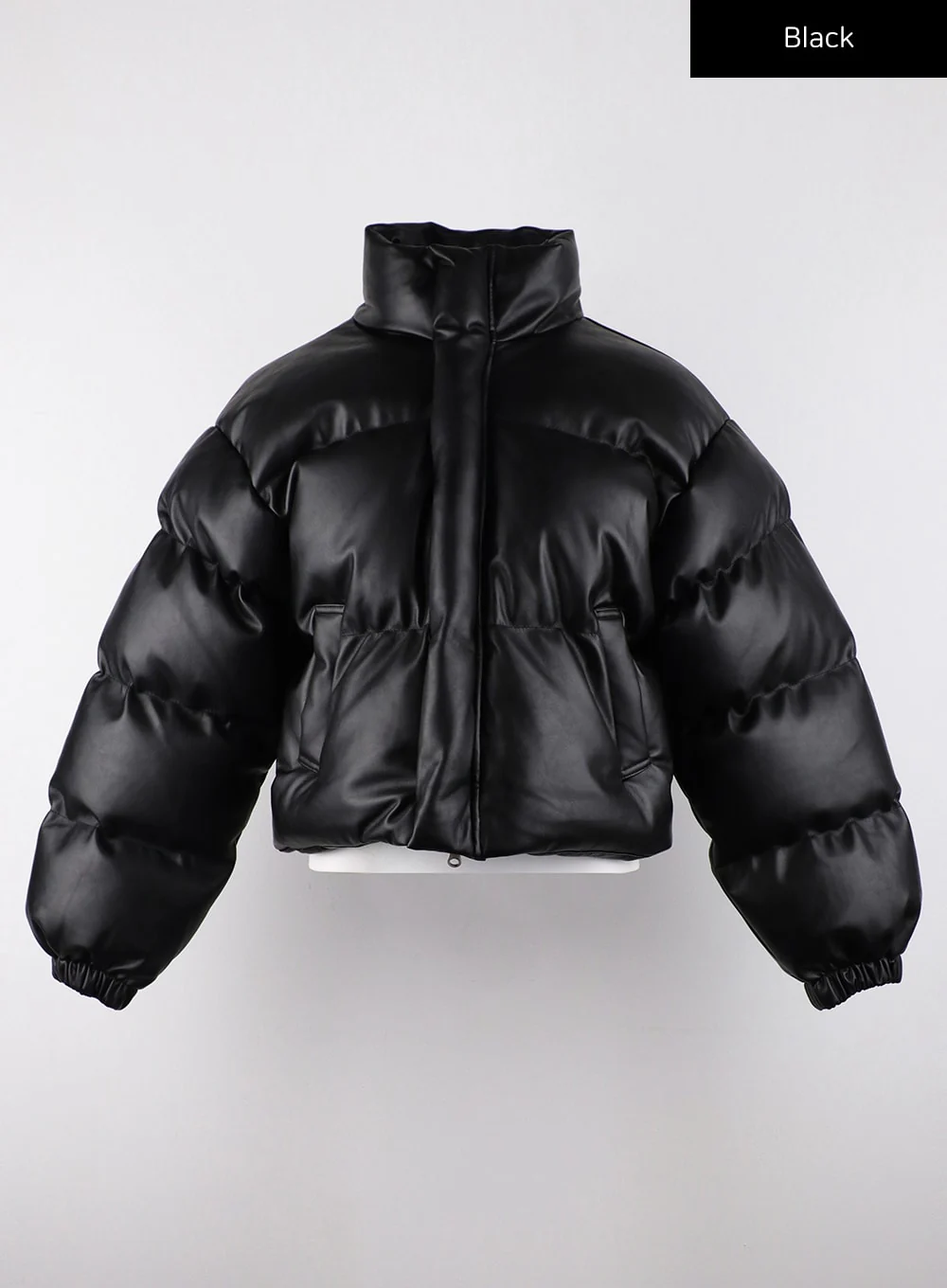 Crop Zip Up Puffer Jacket CD314 - Image 8