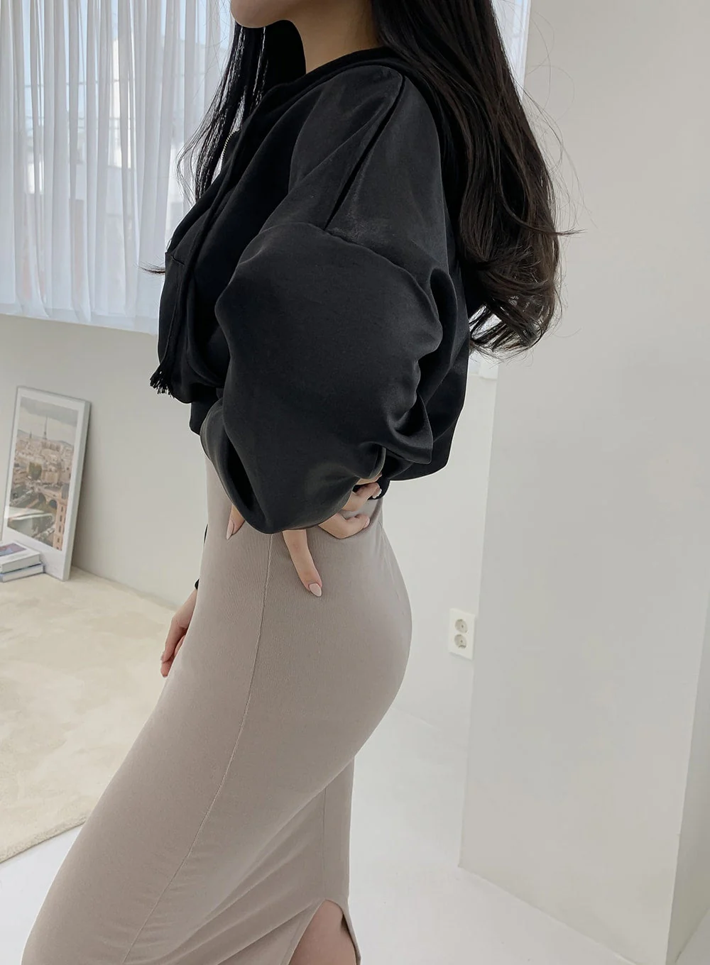 Cropped Flight Jacket IM12 - Image 14