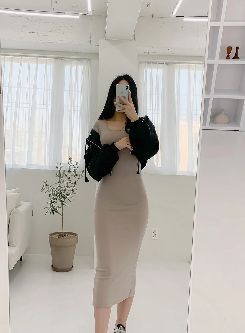 Cropped Flight Jacket IM12 - Image 7