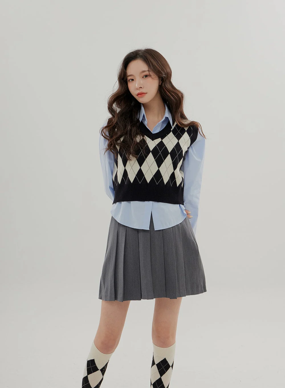 Cropped Long Sleeve Shirt B0802 - Image 15