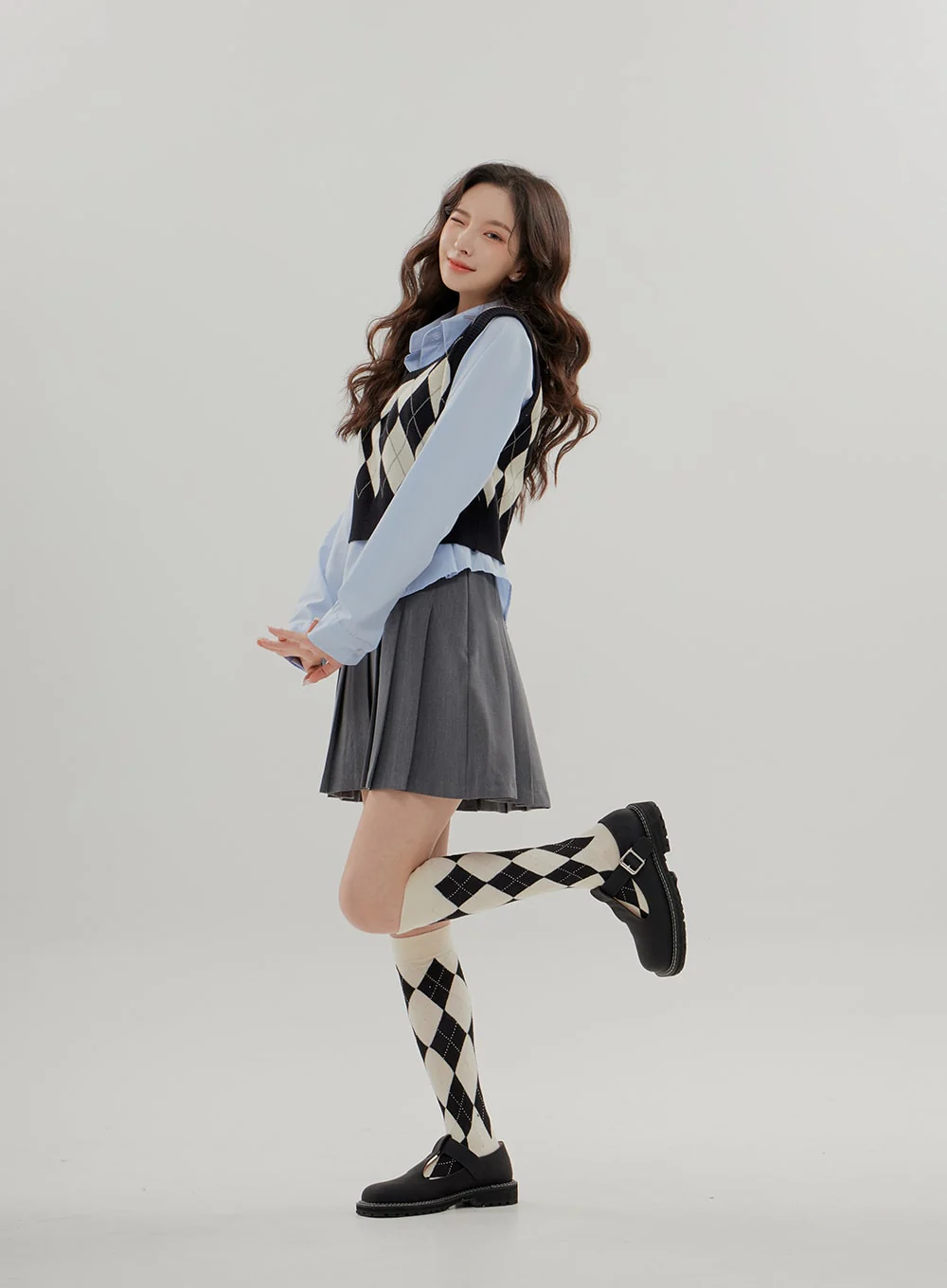 Cropped Long Sleeve Shirt B0802 - Image 18