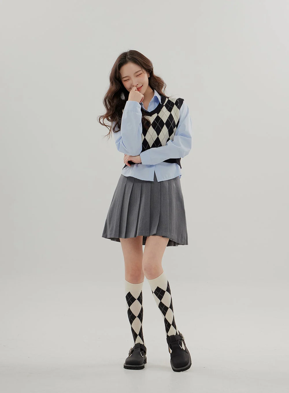 Cropped Long Sleeve Shirt B0802 - Image 20