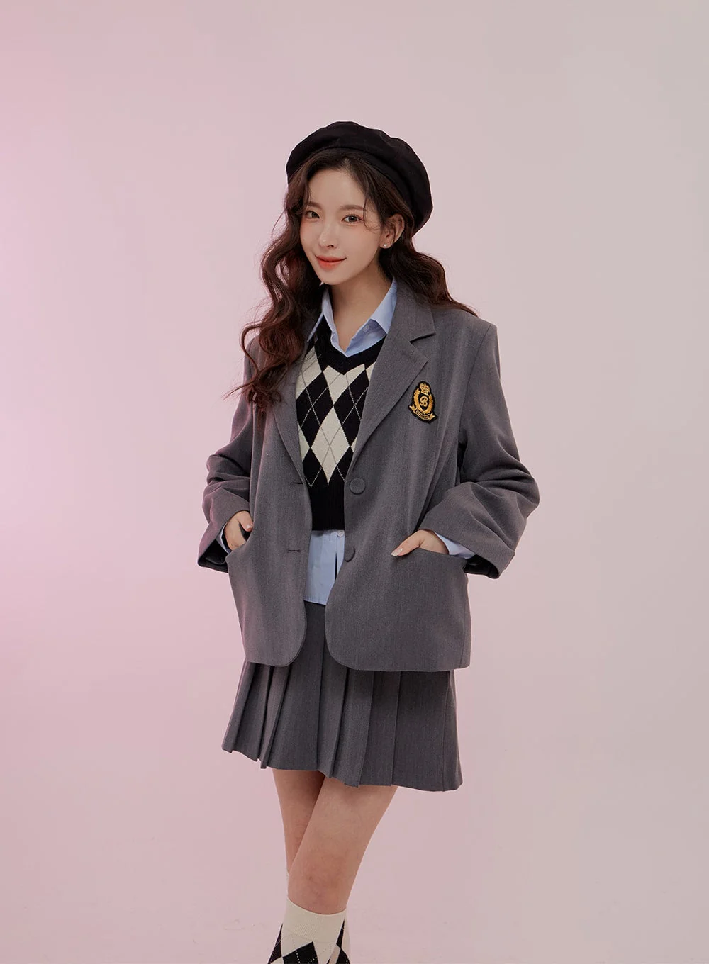 Cropped Long Sleeve Shirt B0802 - Image 23