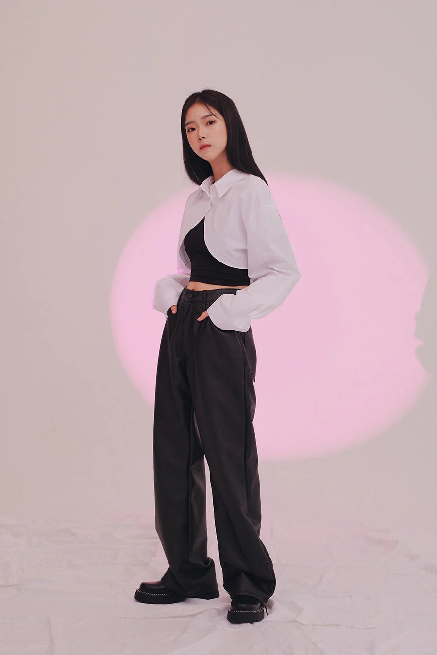 Cropped Shirt Shrug J24 - Image 9