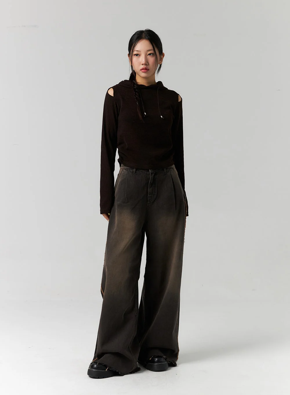 Cutout Hoodie CS312 - Image 3