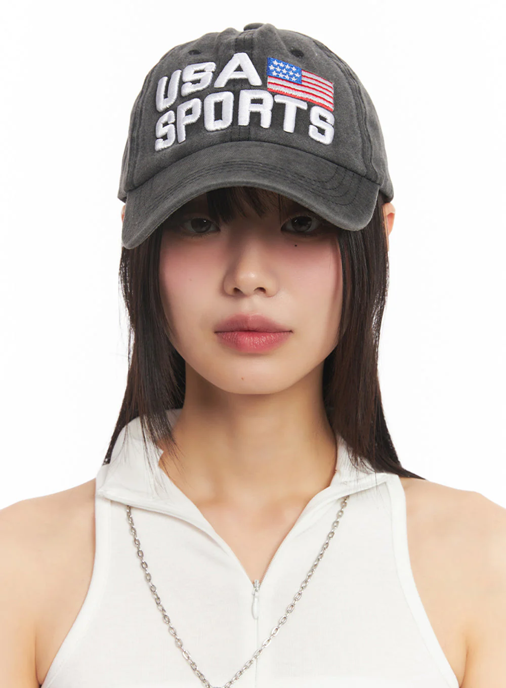 Embroidered Flag Baseball Cap IY502 - Image 4