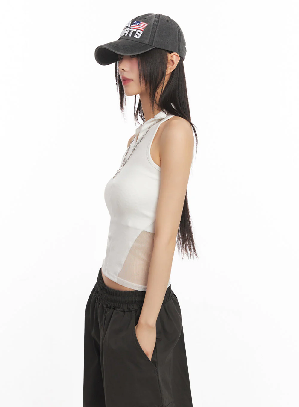 Embroidered Flag Baseball Cap IY502 - Image 7