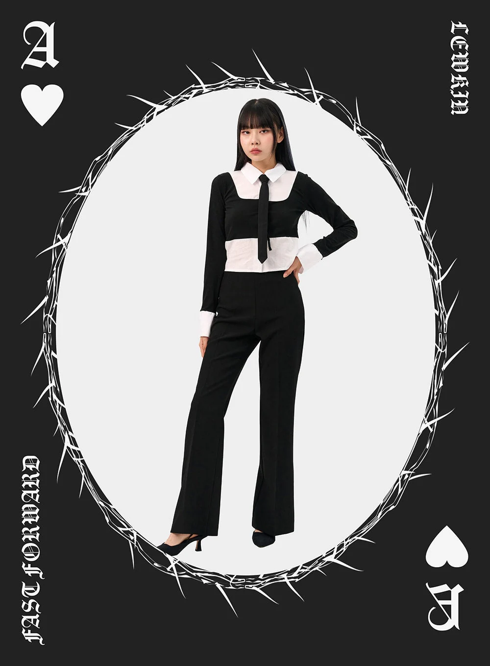 Flared Tailored Pants IO317 - Image 3