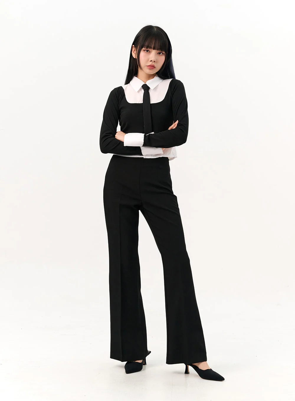 Flared Tailored Pants IO317 - Image 5