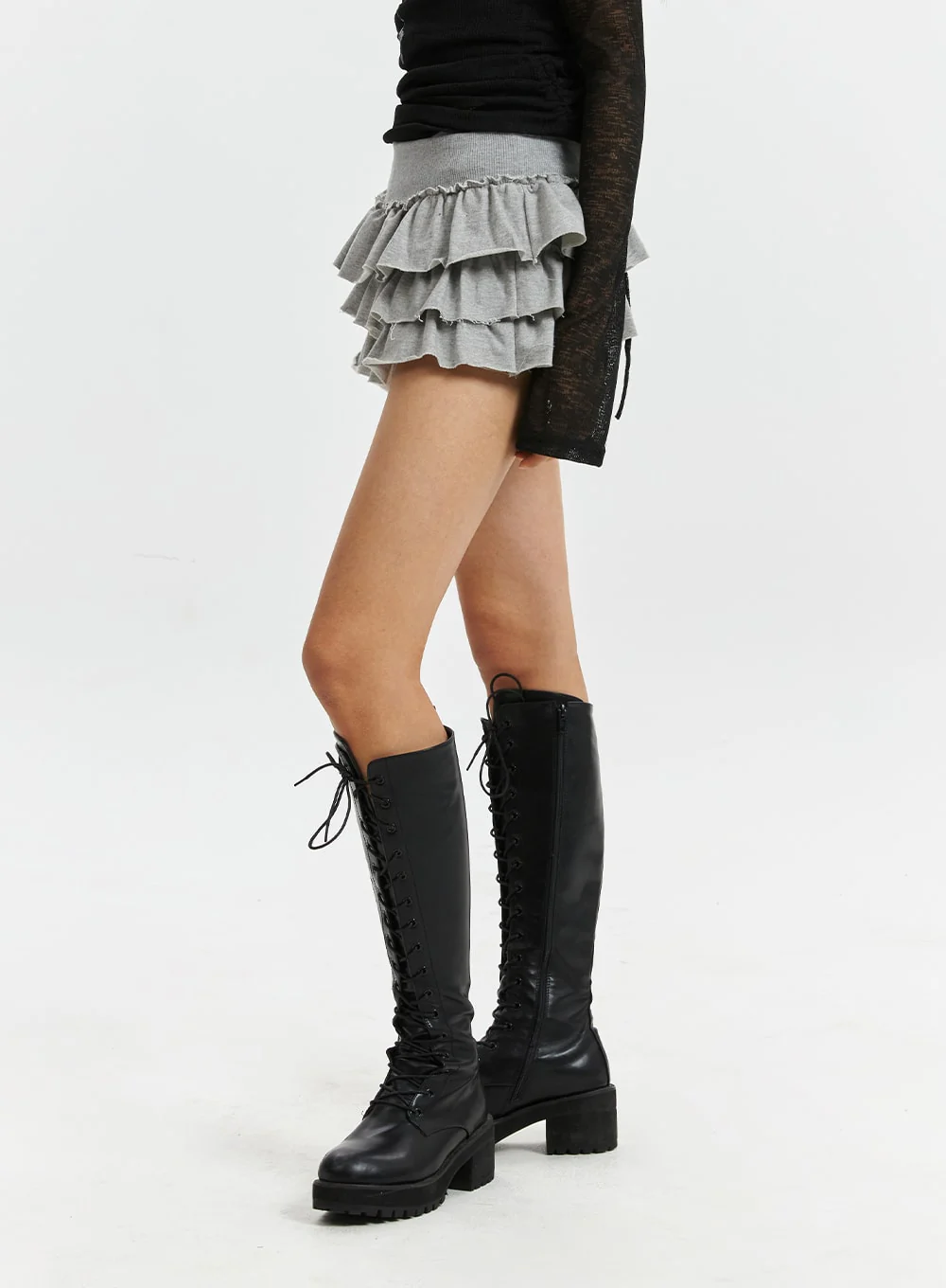Frill-Layered Mini Skirt CD321 - Image 5