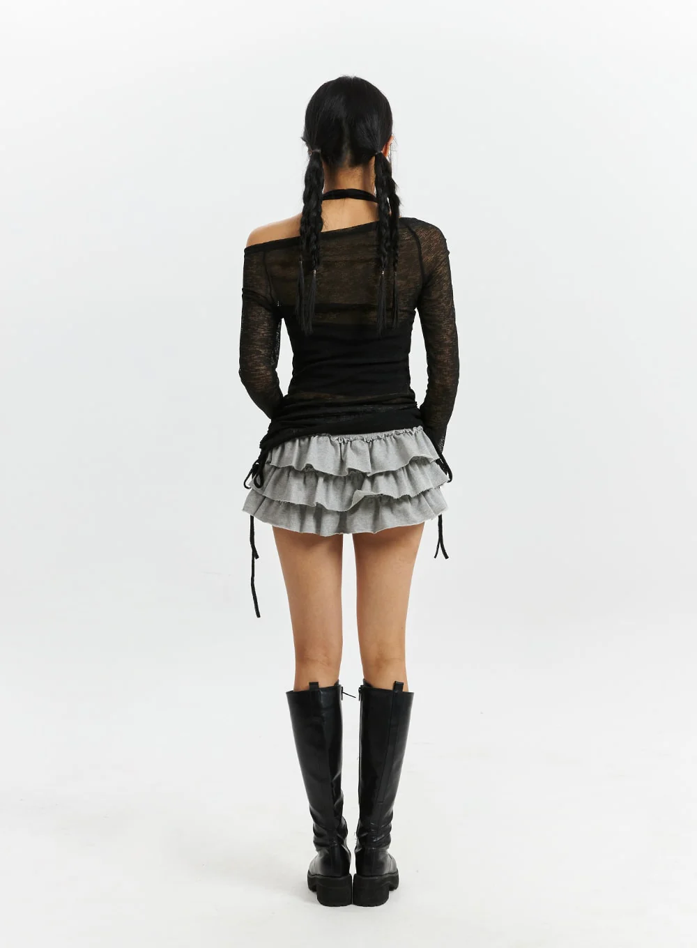 Frill-Layered Mini Skirt CD321 - Image 7