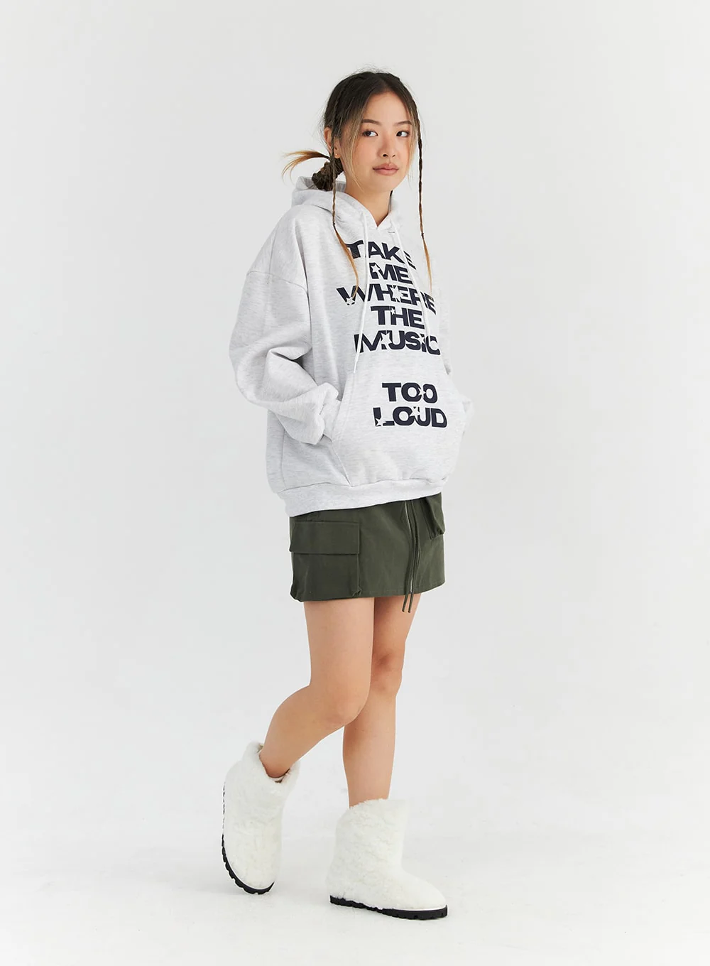 Graphic Oversized Hoodie Sweatshirt CN310 - Image 3