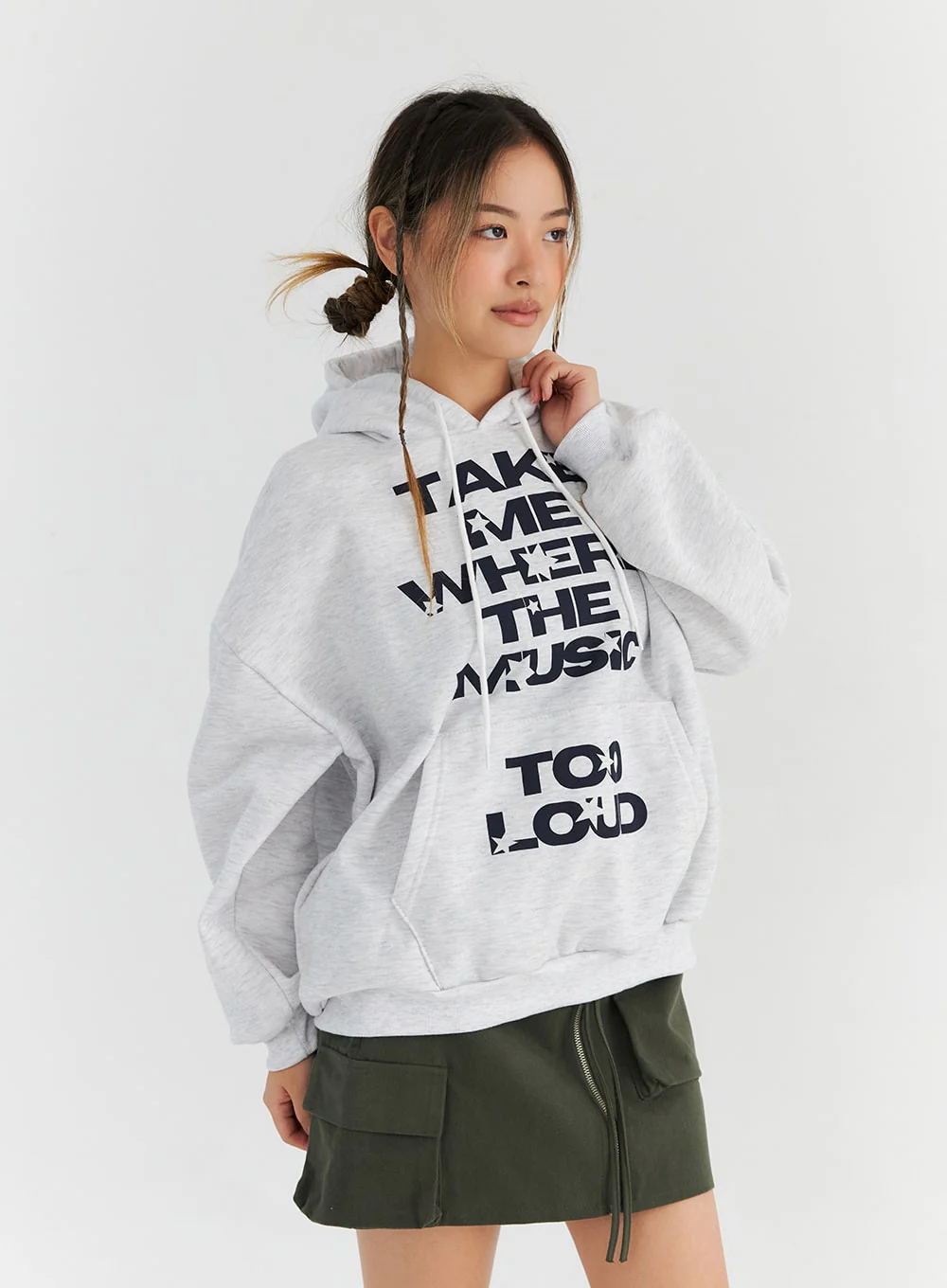 Graphic Oversized Hoodie Sweatshirt CN310 - Image 5
