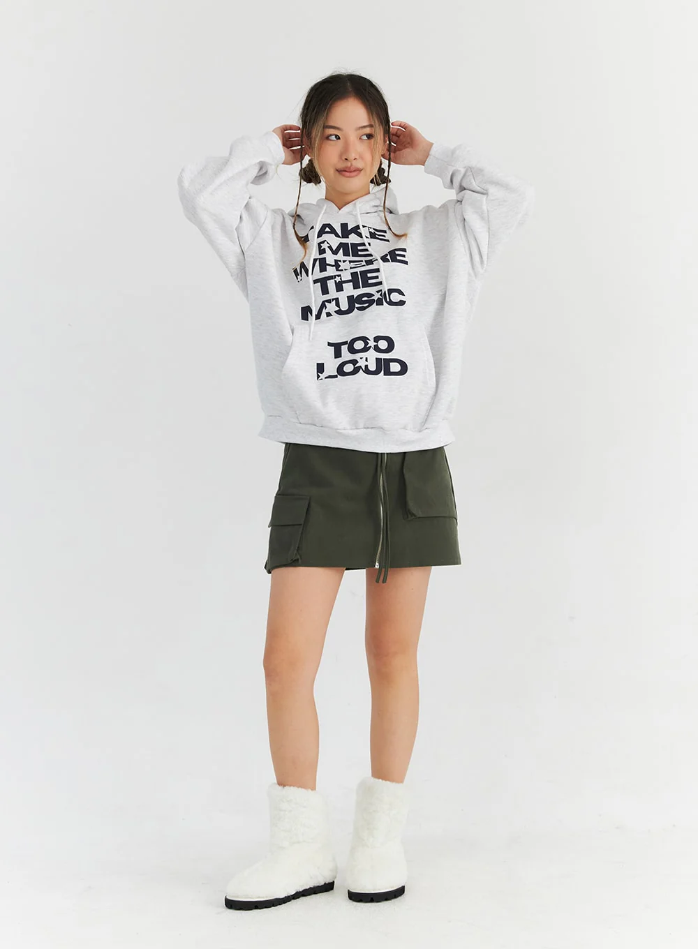 Graphic Oversized Hoodie Sweatshirt CN310 - Image 6