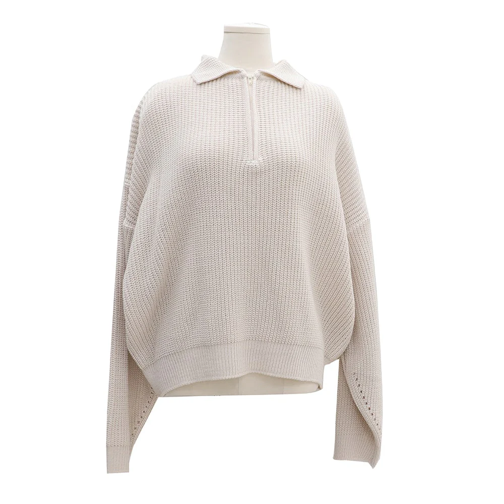 Half Zip-up Knitted Sweat Shirt OA01 - Image 18