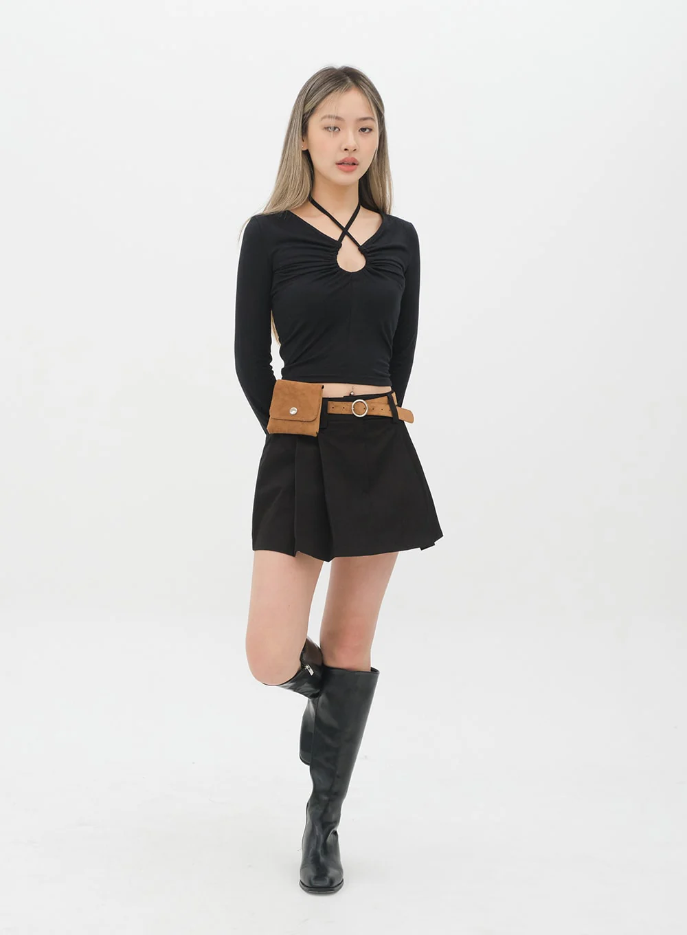 Halter neck Cropped Top C2001 - Image 4