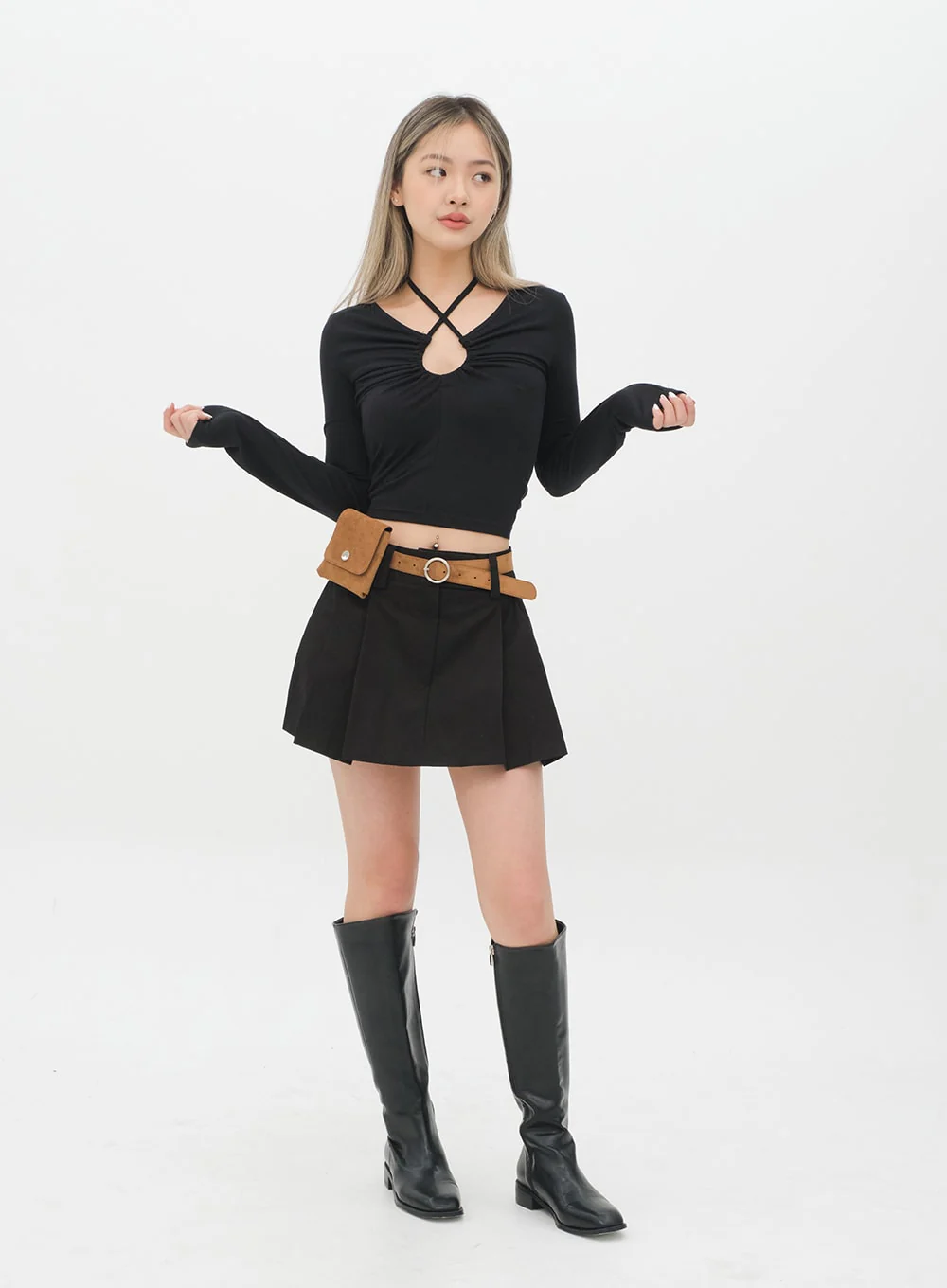 Halter neck Cropped Top C2001 - Image 8