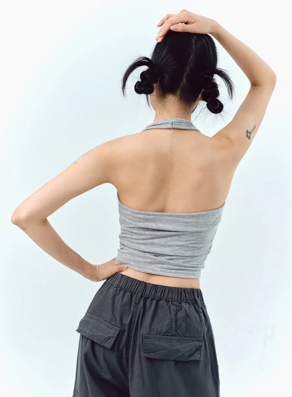 Halter Neck Cropped Top IG304 - Image 3