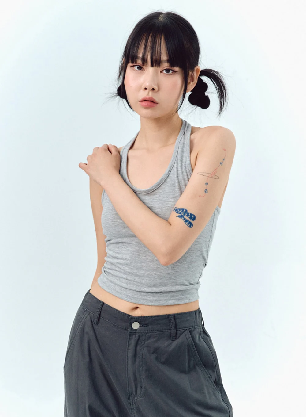 Halter Neck Cropped Top IG304 - Image 6