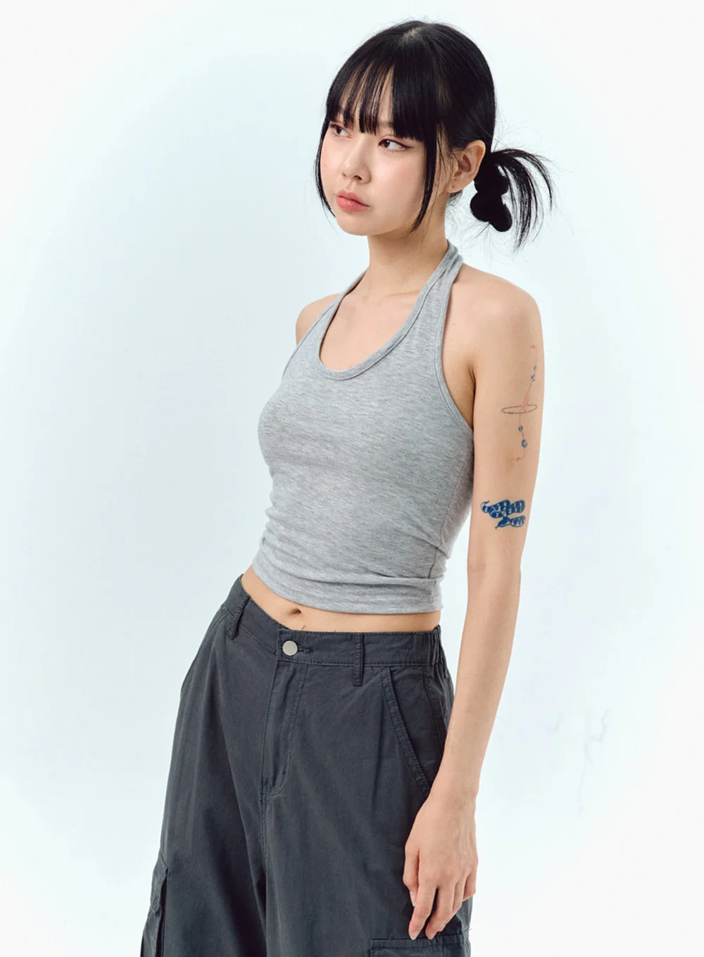 Halter Neck Cropped Top IG304 - Image 9