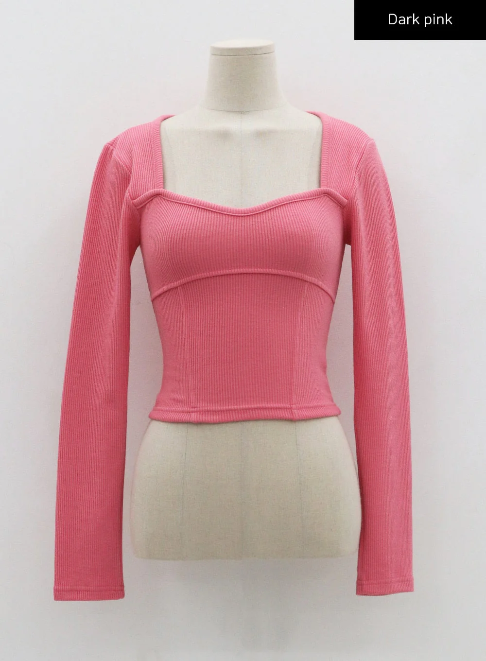 Heart Neck Crop T-Shirt CO11 - Image 15