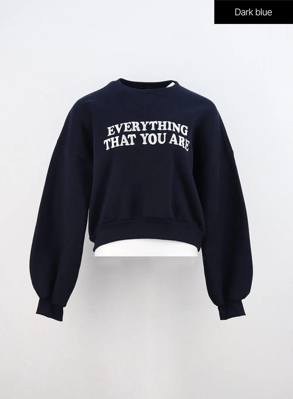 Lettering Crop Sweatshirt ON310 - Image 11