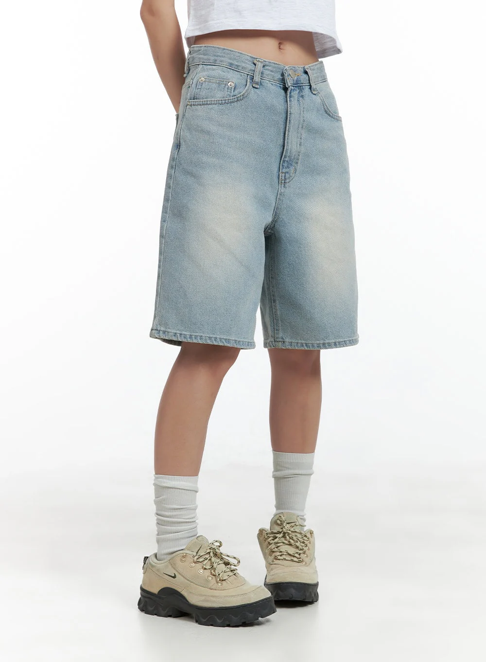 Light Washed Jorts CL417 - Image 3