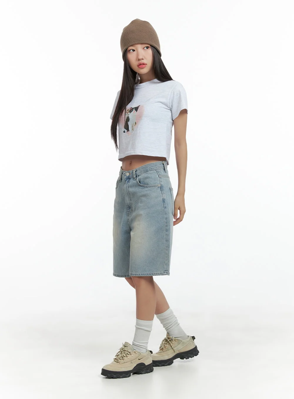 Light Washed Jorts CL417 - Image 4