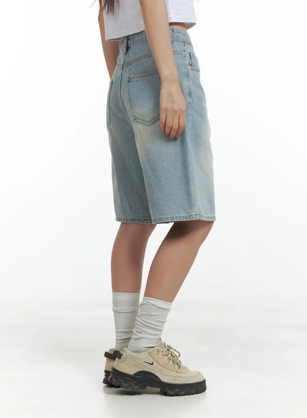 Light Washed Jorts CL417 - Image 5