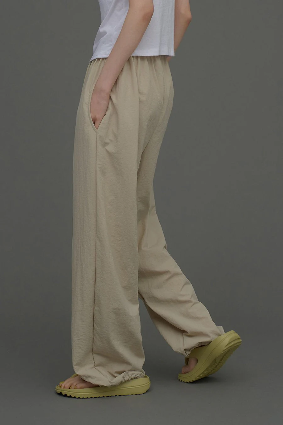 Loose Fit Banded Pants CA04 - Image 5