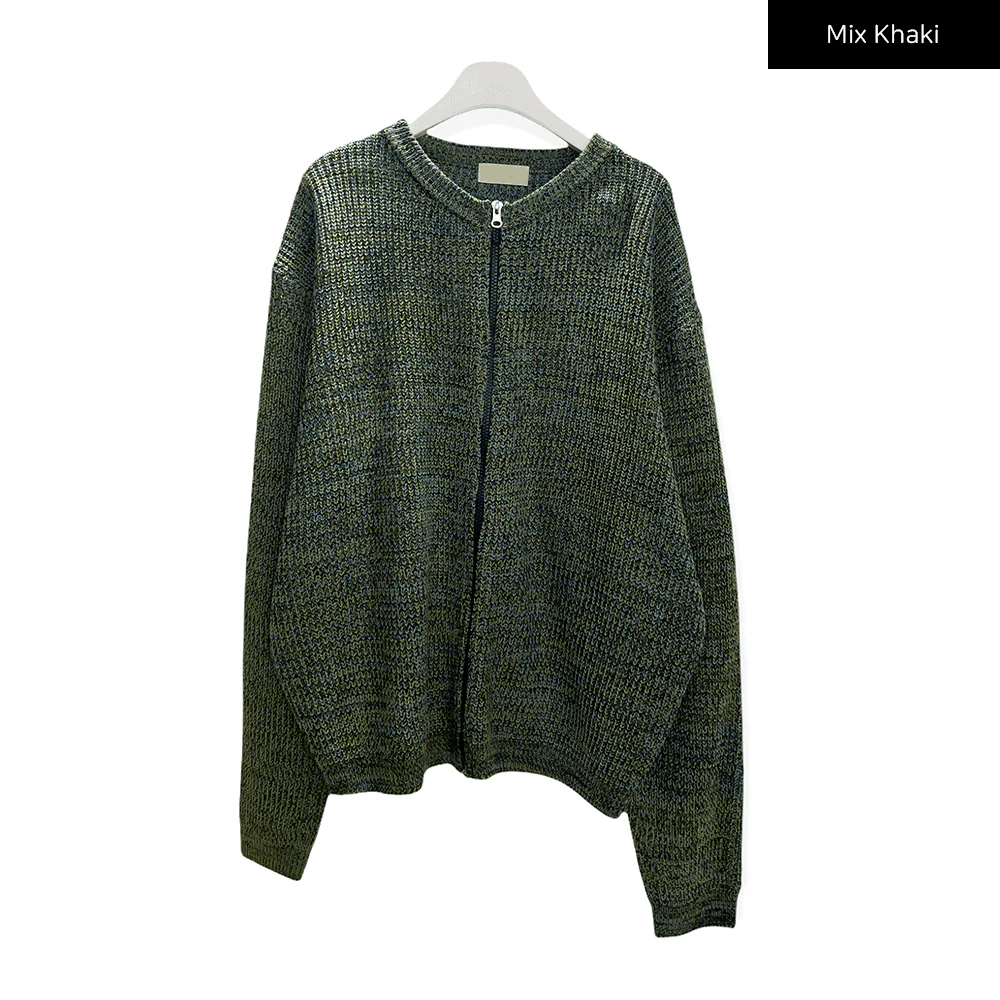 Loose Fit Knit with Two Way Zip - Image 22