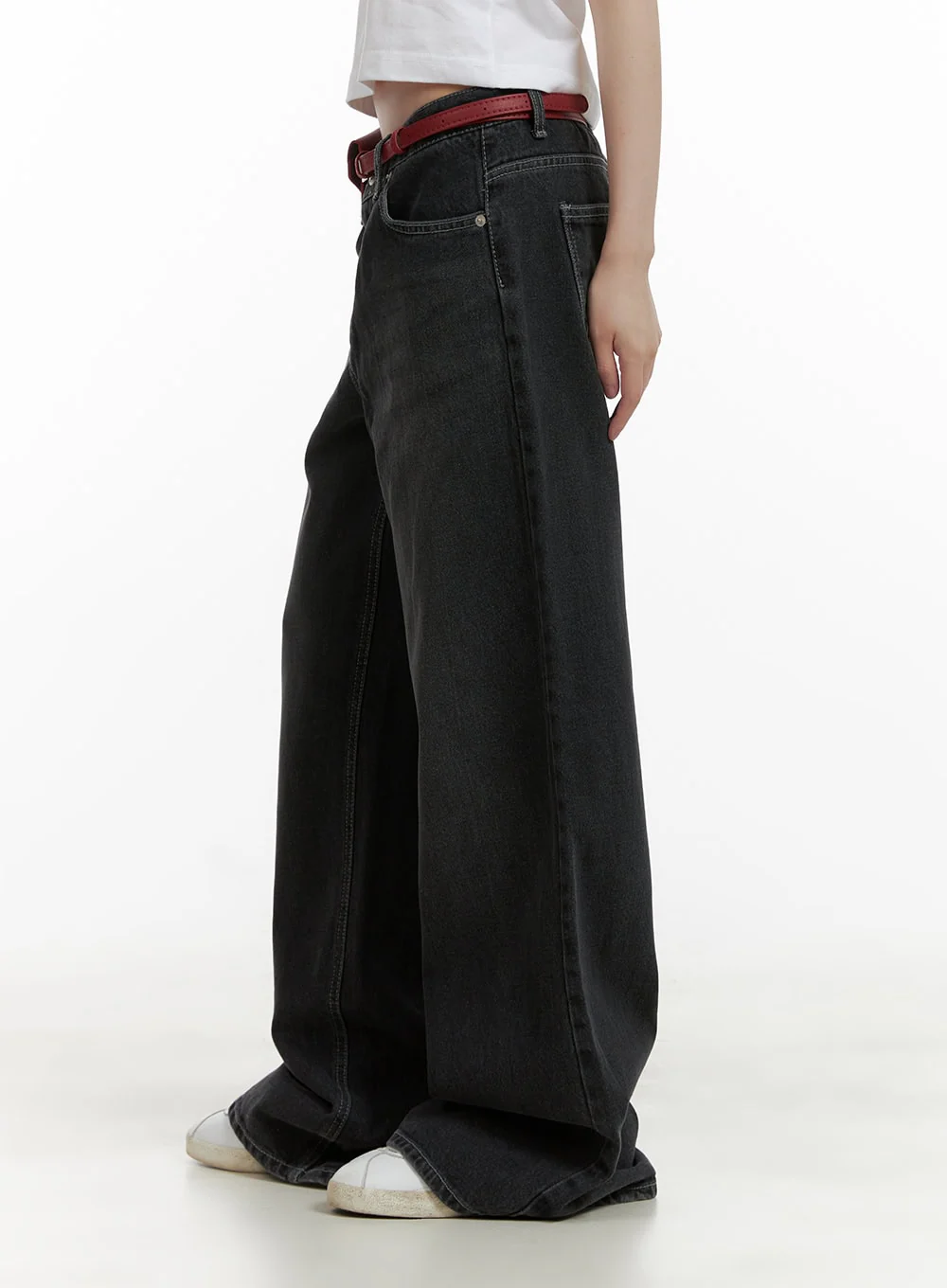 Low Rise Baggy Jeans CU410 - Image 3