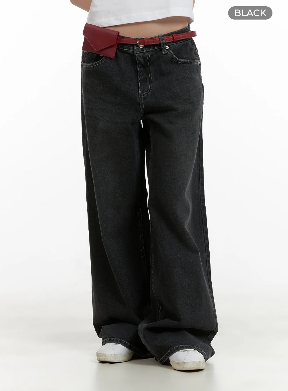 Low Rise Baggy Jeans CU410 - Image 6